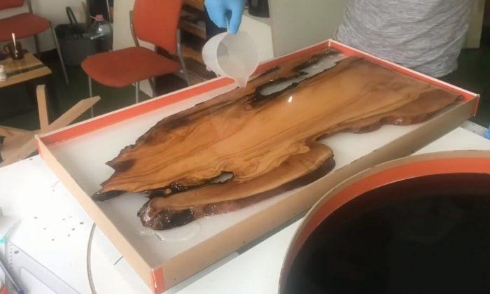 Заливка эпоксидной смолы