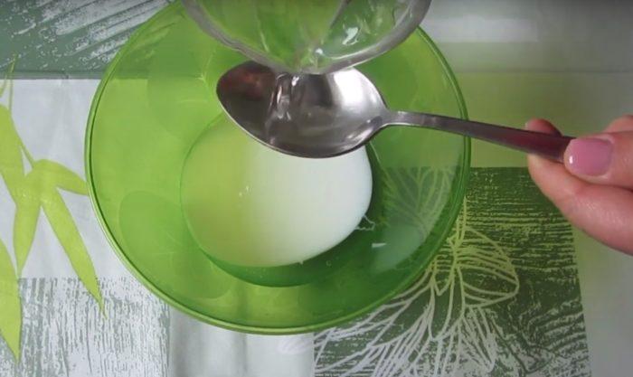 Наливается вода
