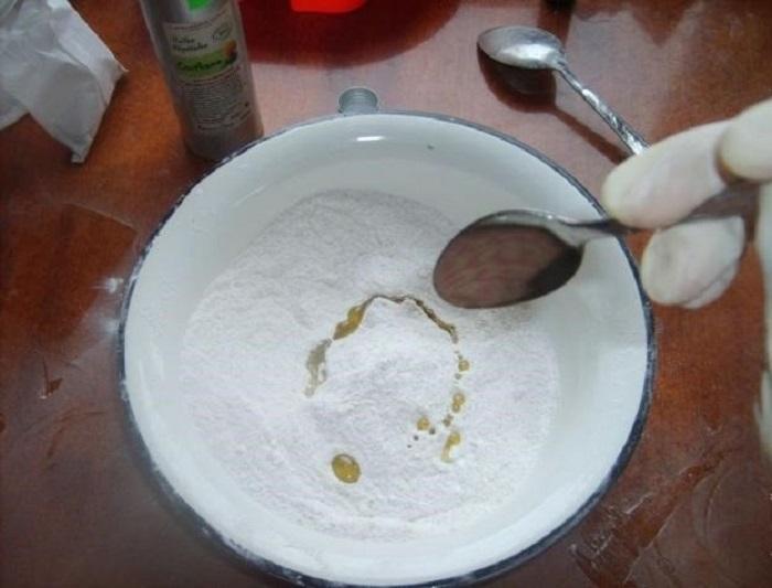 Добавлено масло