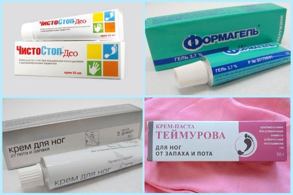 что можно применять при потливости ног